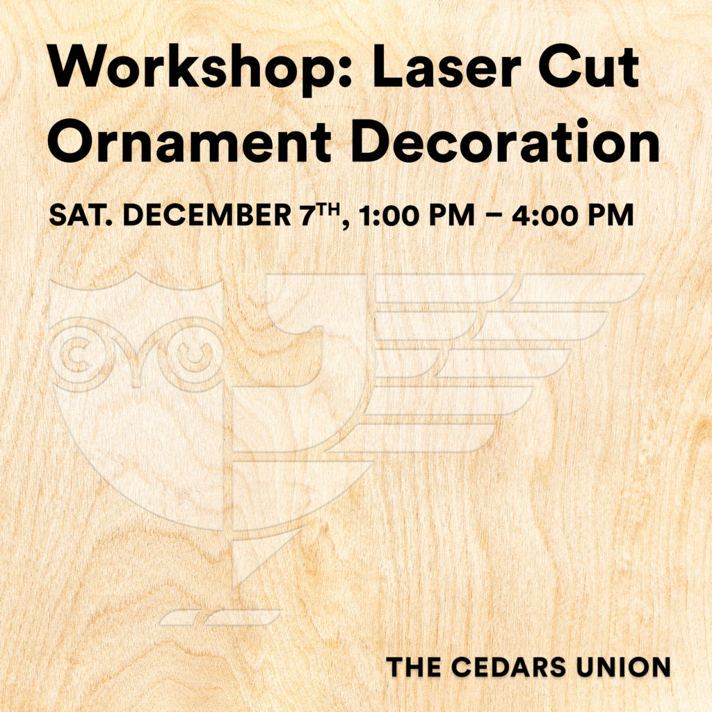 Workshop: Laser Cut Ornament Decoration